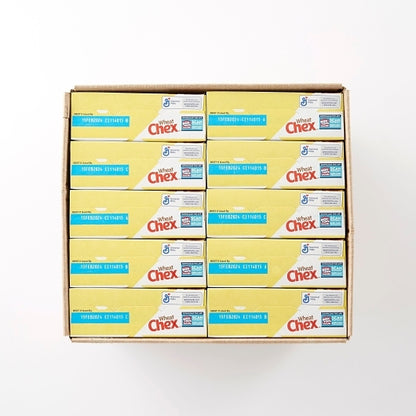 Wheat Chex Gluten-Free Wheat Cereal, 10 x 14 oz Case - GS1 open-case image