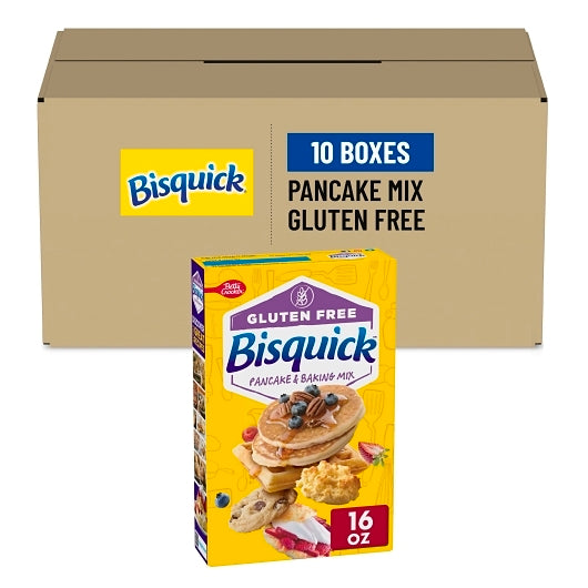 Bisquick Gluten Free Pancake & Baking Mix, 6 x 16 oz Case - GS1 mobile-ready hero image