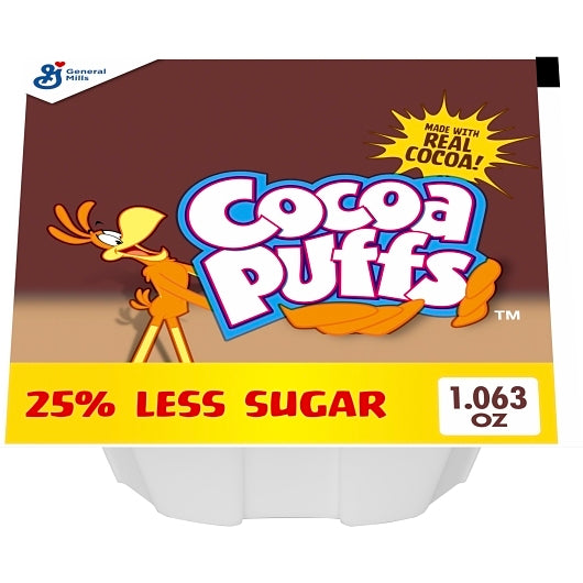 Cocoa Puffs Cereal Bowl Pack, 96 x 1.06 oz Case - Plates Bowls