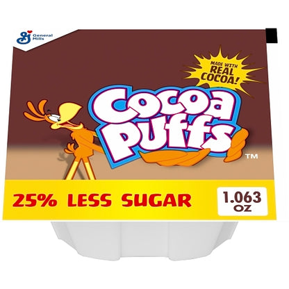 Cocoa Puffs Cereal Bowl Pack, 96 x 1.06 oz Case - Plates Bowls