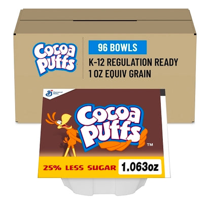 Cocoa Puffs Cereal Bowl Pack, 96 x 1.06 oz Case - DOT product image 8