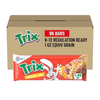 Trix Cereal Bars, 96 x 1.42 oz Case - GS1 mobile-ready hero image