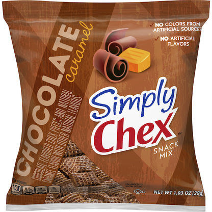 Chex Mix Simply Chex Snack Mix Chocolate Caramel, 60 x 1.03 oz Case - DOT product image 4