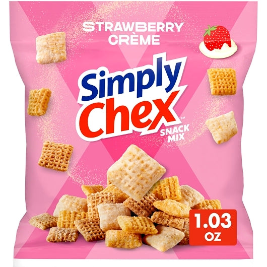 Chex Mix Simply Chex Strawberry Yogurt, 60 x 1.03 oz Case - DOT product image 2