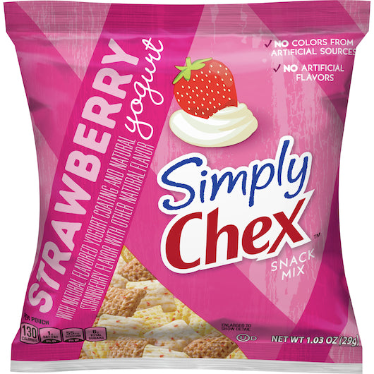 Chex Mix Simply Chex Strawberry Yogurt, 60 x 1.03 oz Case - DOT product image 4