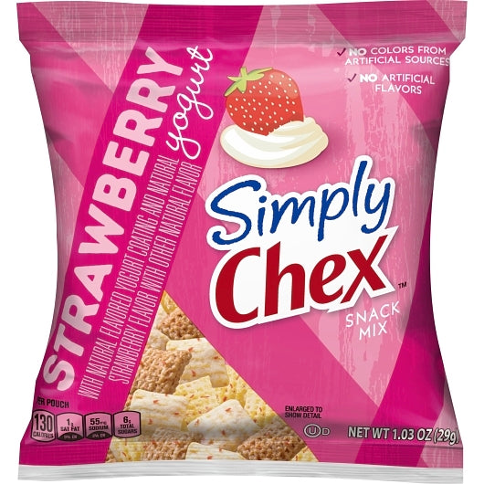 Chex Mix Simply Chex Strawberry Yogurt, 60 x 1.03 oz Case - DOT product image 6