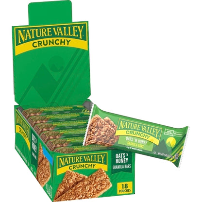 Nature Valley Oats 'N Honey Crunchy Granola Bar, 6 x 18 x 1.49 oz Case - DOT product image 3