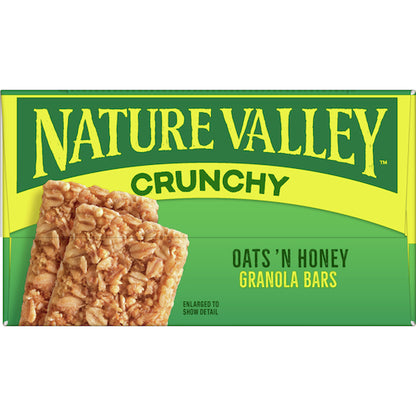 Nature Valley Oats 'N Honey Crunchy Granola Bar, 6 x 18 x 1.49 oz Case - DOT product image 2
