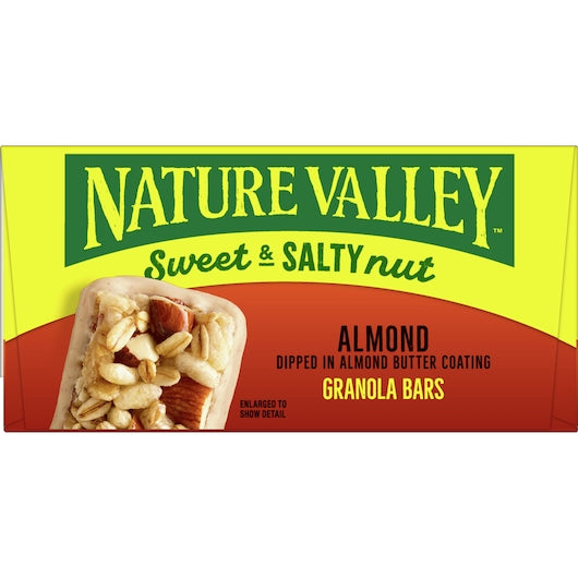 Nature Valley Sweet & Salty Nut Almond Granola Bars, 8 x 16 x 1.2 oz Case - DOT product image 7