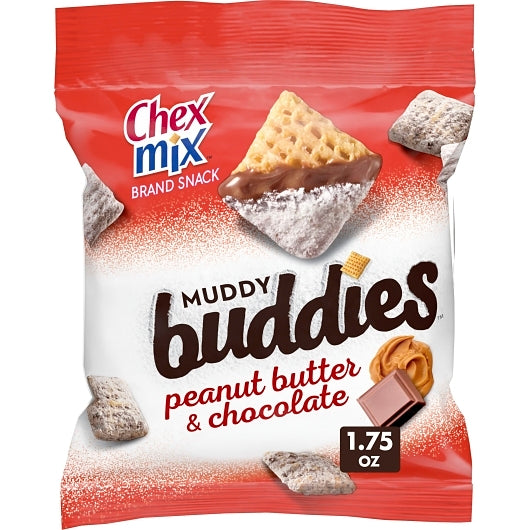 Chex Mix Muddy Buddies Peanut Butter & Chocolate Snack Mix, 60 x 1.75 oz Case - DOT product image 2