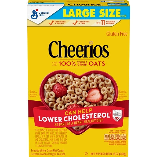 Cheerios Gluten-Free Cereal, 14 x 12 oz Case - DOT product image 2