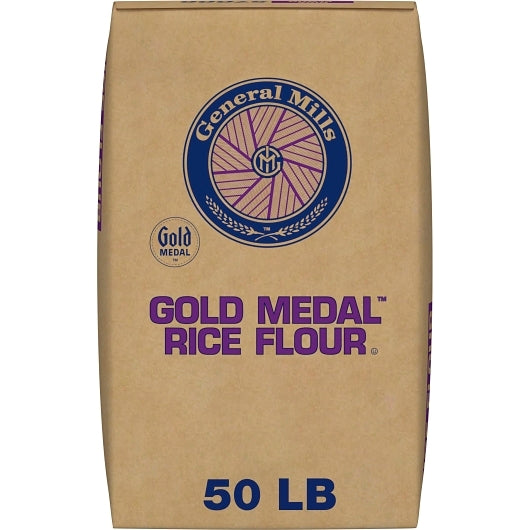Gold Medal Rice Flour, 1 x 50 lb Case - Rice & Grains
