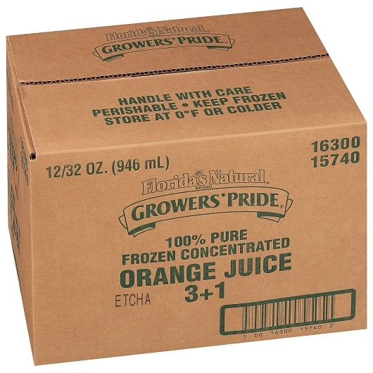 Growers Pride Orange Juice Frozen Concentrate, 12 x 32 fl oz Case - DOT product image 5