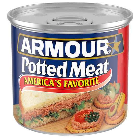 Armour Potted Meat, 24 x 5.5 oz Case - Meat, Poultry & Seafood
