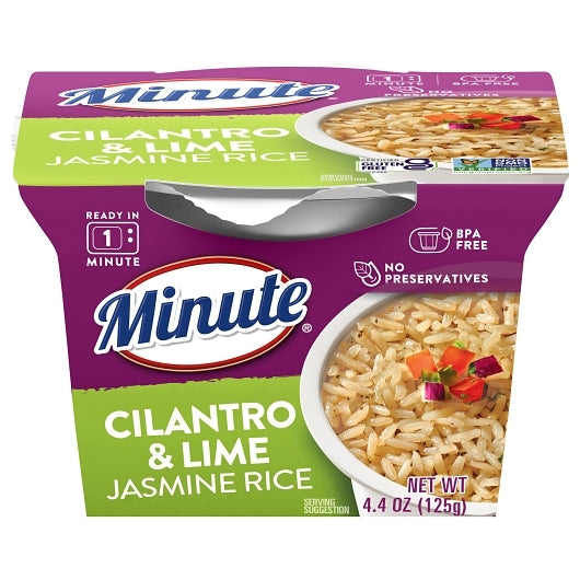 Minute Ready To Serve Cilantro & Lime Jasmine Rice, 12 x 4.04 oz Case - Breakfast Foods - image 2