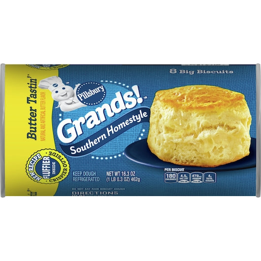 Pillsbury Grands Unbaked Homestyle Butter Tasting Biscuits, 12 x 16.3 oz Case - DOT product image 4