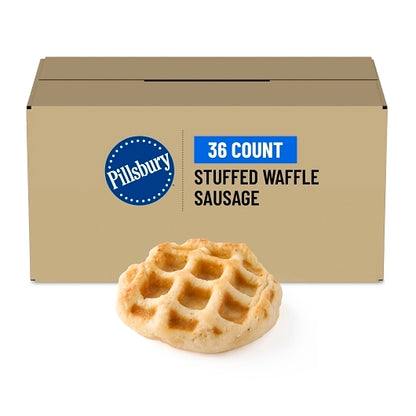 Pillsbury Sausage, Egg, & Cheese Stuffed Waffle with Packaging, 3 x 12 x 4.4 oz Case - DOT product image 8