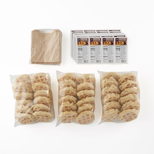 Pillsbury Sausage, Egg, & Cheese Stuffed Waffle with Packaging, 3 x 12 x 4.4 oz Case - DOT product image 2