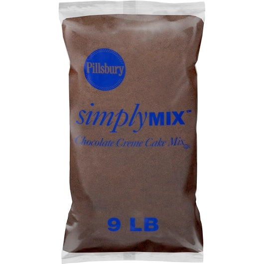 Pillsbury Chocolate Creme Base Cake Mix, 3 x 9 lb Case - Bakery & Desserts