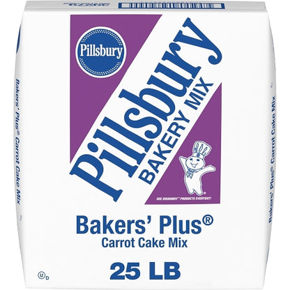 Bakers Plus Carrot Cake Mix, 1 x 25 lb Case - Bakery & Desserts
