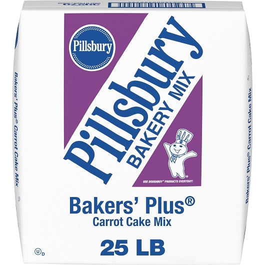 Bakers Plus Carrot Cake Mix, 1 x 25 lb Case - Bakery & Desserts