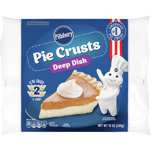 Pillsbury 9 Inch Deep Dish Pie Crust, 12 x 2 x 12 oz Case - DOT product image 5