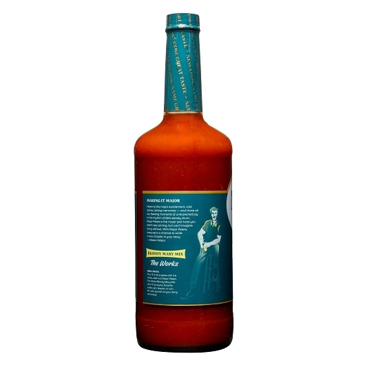 Major Peters THE WORKS BLOODY MARY cocktail MIXer, 12 x 32 fl oz Case - DOT product image 2
