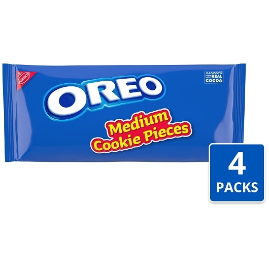 Oreo Medium Cookie Pieces, 4 x 2.5 lb Case - Bakery & Desserts