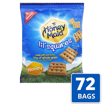 Honey Maid GRAHAM CRACKER LITTLE SQUARES, 72 x 1.06 oz Case - DOT product image 2