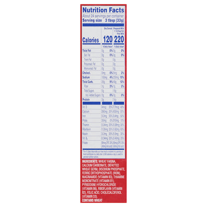 Cream Of Wheat Quick Hot Cereal, 12 x 28 oz Case - DOT product image 7