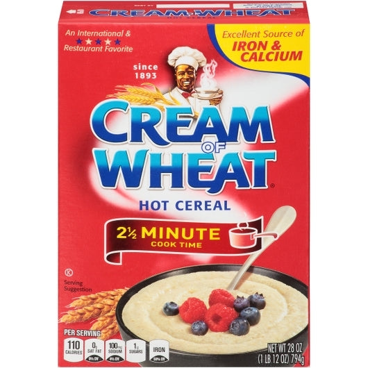 Cream Of Wheat Quick Hot Cereal, 12 x 28 oz Case - Breakfast Foods