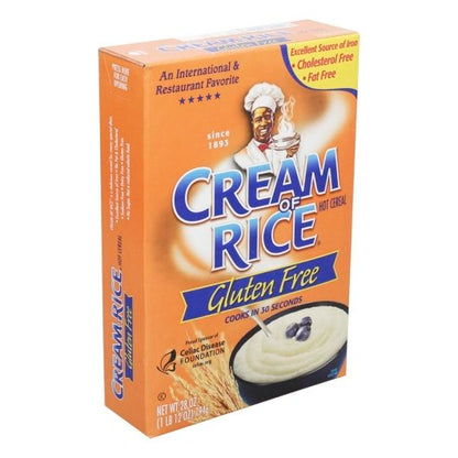 Cream Of Rice Gluten-Free Cereal, 12 x 28 oz Case - Breakfast Foods