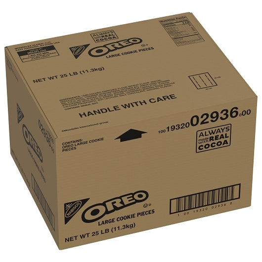 Oreo Large Pieces With Filling, 1 x 25 lb Case - DOT product image 4