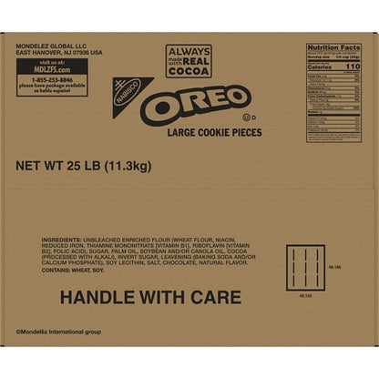 Oreo Large Pieces With Filling, 1 x 25 lb Case - DOT product image 8
