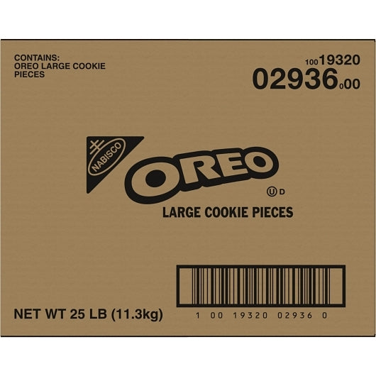 Oreo Large Pieces With Filling, 1 x 25 lb Case - DOT product image 7