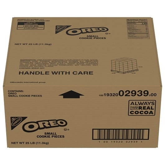Oreo Small Crunch Pieces With Filling, 1 x 25 lb Case - Bakery & Desserts