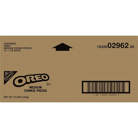 Oreo Medium Cookie Pieces, 12 x 1 lb Case - DOT product image 4