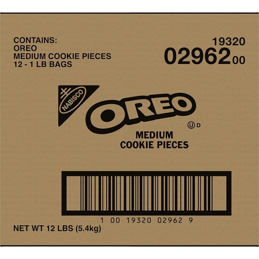 Oreo Medium Cookie Pieces, 12 x 1 lb Case - DOT product image 8