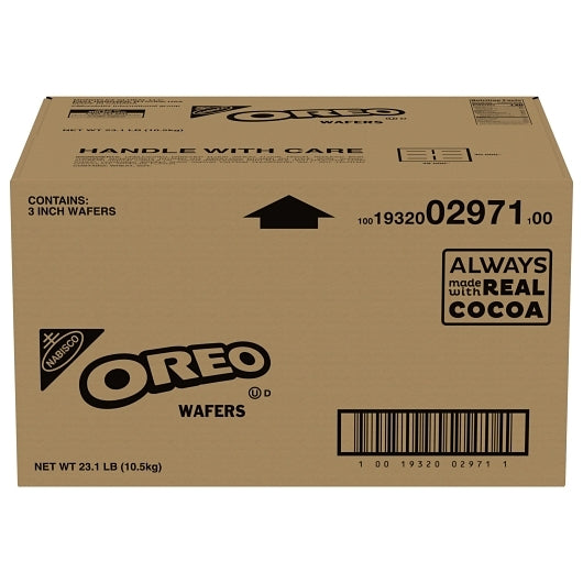Oreo Bulk Cookie, Wafer Only, 1 x 23.1 lb Case - Bakery & Desserts