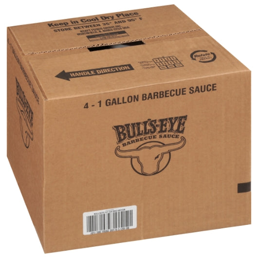 Sauce Bulls Eye Honey Smoke Bbq Sauce Bulk, 4 x 3.78 LT Case - DOT product image 7