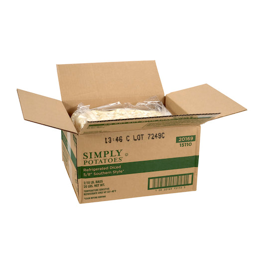 Michael Foods Southern 5/8 Inch X 5/8 Inch X 3/4 Inch Diced Potato, 2 x 10 lb Case - DOT product image 4