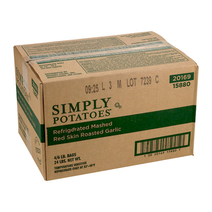 Simply Potatoes Northern Star Red Skin Garlic Mashed Potatoes, 4 x 6 lb Case - DOT product image 5