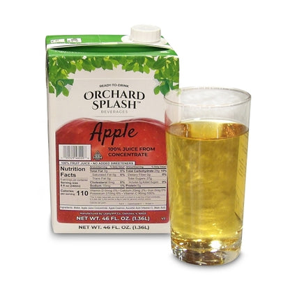 Orchard Splash JUICE ASEPTIC 100% APPLE READY TO SERVE, 12 x 46 oz Case - DOT product image 3