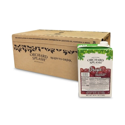 Orchard Splash Juice Ifp Aseptic Grape, 12 x 46 oz Case - DOT product image 6