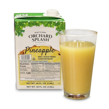 Orchard Splash Juice Aseptic 100% Pineapple, 12 x 46 oz Case - DOT product image 3