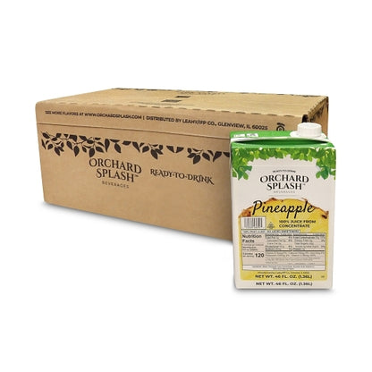 Orchard Splash Juice Aseptic 100% Pineapple, 12 x 46 oz Case - DOT product image 6