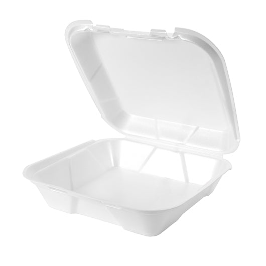 Gnp Container Foam Large One Compartment Snap-it Vented, 2 x 100 x 100 each Case - Food Containers & Lids