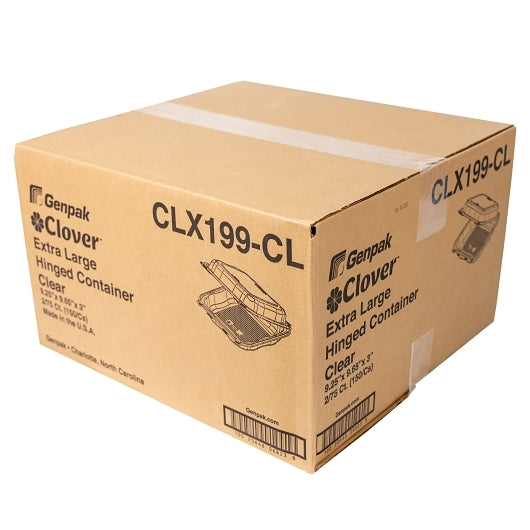 Genpak - Microwave EXTRA LARGE HINGED CONTAINER, 2 x 75 each Case - DOT product image 5