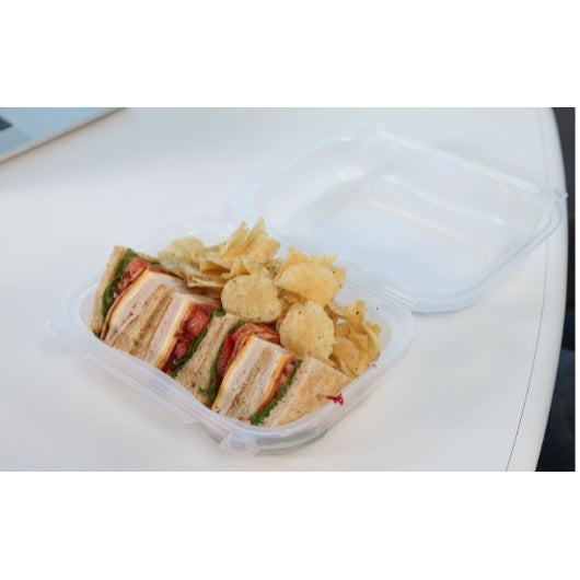 Genpak - Microwave EXTRA LARGE HINGED CONTAINER, 2 x 75 each Case - DOT product image 4