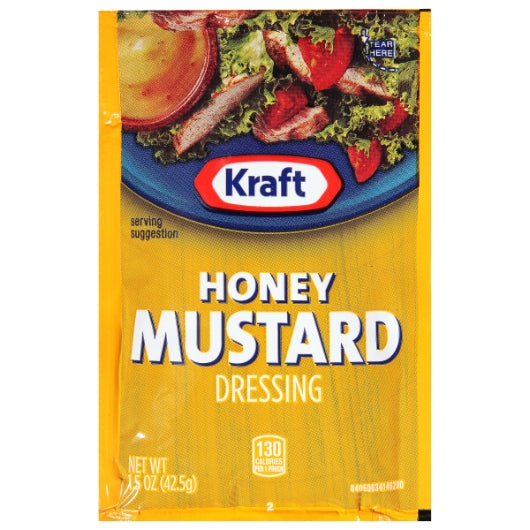 Kraft Portion Control Honey Mustard Dressing Single Serve, 60 x 1.5 oz Case - DOT product image 2